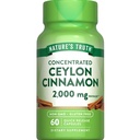 Nature 's Truth Ceylon Cinnamon Pile Kapsler Note 124; 2000mg