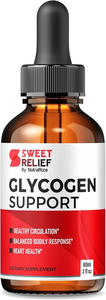 NutraRize Sweet Relief Glycogen & fælles support dråber, Sweet Relief Detox Support Cleanse Renew, Sweet Relief Hår Prostata og krop sundhed for svamp Advanced Support Formel (30 Servere)