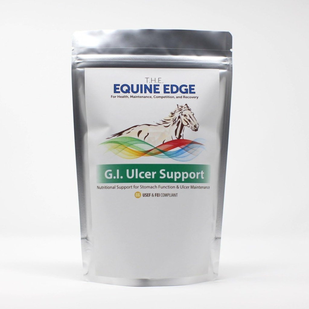G.I. Ulcer support - Natural Horse Ulcer Prevention & fordøjelsesstøtte, 80 Servere