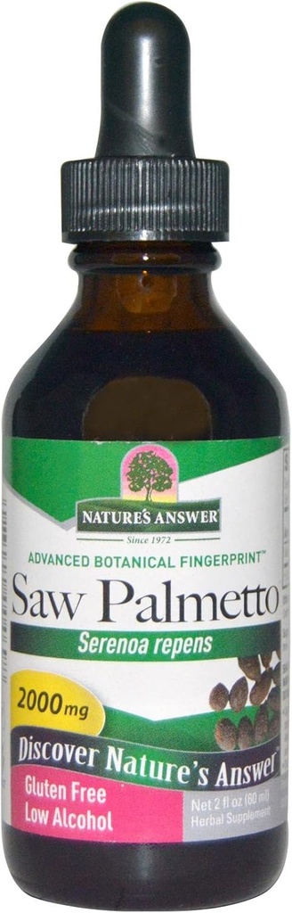 Naturens svar Saw Palmetto Berry Extract 2 Fluid Ounce Budding 124; Prostate Support