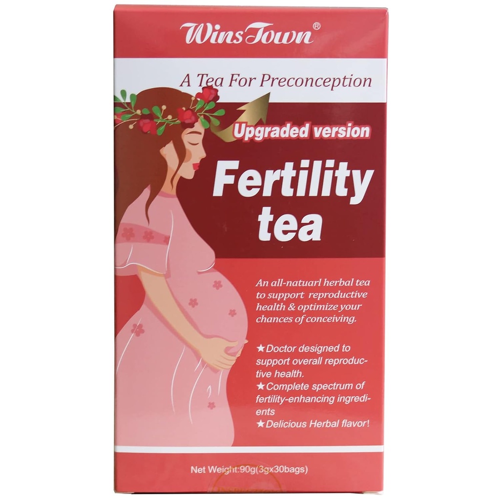 Fertilitet Tea for kvinder Preconception, Understøtter Ovulation, Conception & Hormonal Balance, 30 Tea Tasker