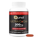 Qunol CoQ10 200mg Softgel, Ultra CoQ10 - Ultra High Absorption Coenzym Q10 Supplements - Antioxidant supplement til vaskulær og hjerte sundhed & energiproduktion, 90 Tæl