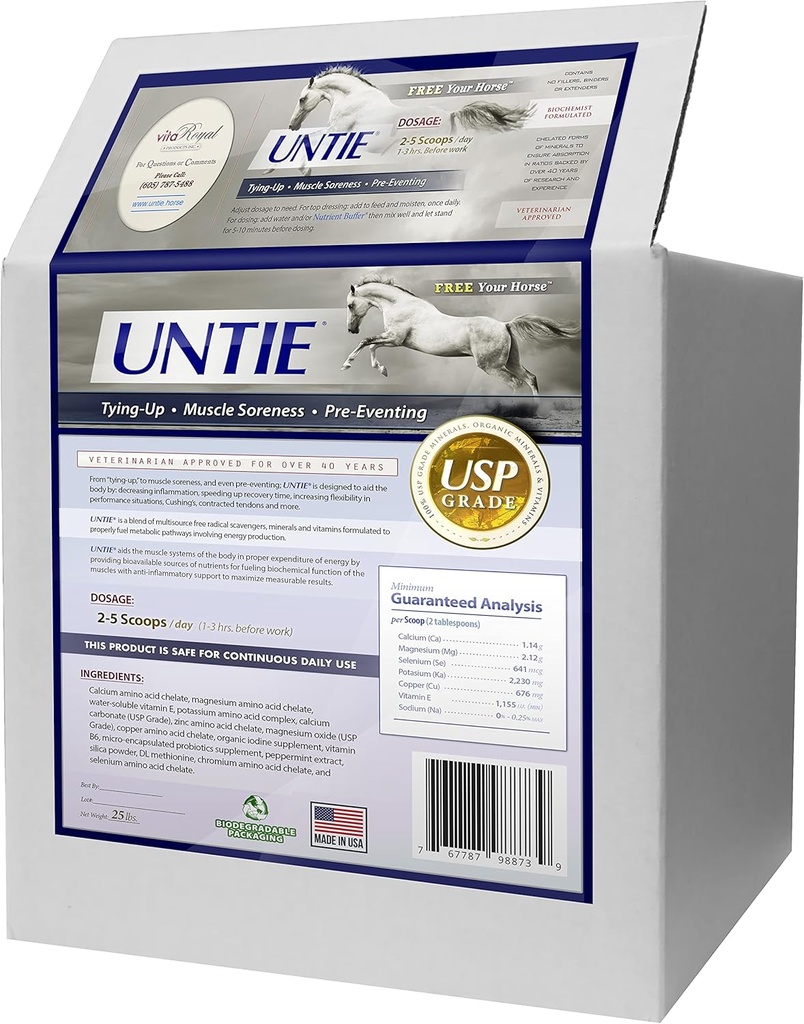 for heste - Inflammatorisk, muskel og fælles støtte - 100% Absorbable (25 lbs.)