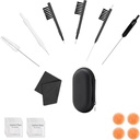 Phitunry 52-stykke høreapparat Rengøring Kit Tilbehør Bærbart høreapparat Støtte Sag Pocket Størrelse med Rengøring Børst Værktøj, Tør Kapsler, Lydviskere, Deer Velvet Cloth og Hørelse Støtte Rejse Sag