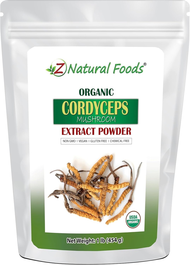 Z Naturlige fødevarer Organic Cordyceps Mushroom Extract Powder