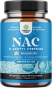 Natures Craft NAC Supplement N- Acetyl Cysteine 600mg- High Absorption NAC 600 mg Kapsler Glutathione Precursor til lever rense Detox Nyrestøtte Lung Health Immunity og Brain Supplement