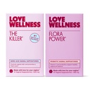 Love Wellness The Killer & Flora Power Buddy 124; Vaginal Suppository Duo med Boric Acid, Probiotika & C-vitamin Buddy 124; Understøtter pH balance, Odor Control & Feminin Health Buddy 124; Fragrance- Free, Non- GMO & Paraben Free