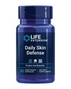 Life Extension Daily Skin Defense, C-vitamin, ceramider, Rosemary, Lemon Verbena, Hjælper Fight oxidative Stress & Udseende af Wrinkles, Gluten- Free, Once- Daily, Non- GMO, Vegetar, 30 Kapsler