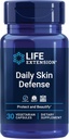 Life Extension Daily Skin Defense, C-vitamin, ceramider, Rosemary, Lemon Verbena, Hjælper Fight oxidative Stress & Udseende af Wrinkles, Gluten- Free, Once- Daily, Non- GMO, Vegetar, 30 Kapsler