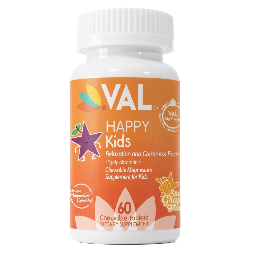 VAL Magnesium til børn 124; high- Absorption Magnesium til rolig, afslapning & Focus