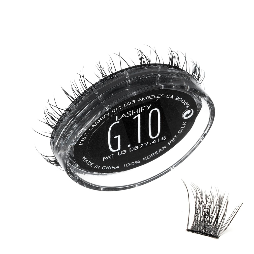 Lashify Gemini 10mm Gossamer Lasher i sort, Easy digy False Lasher til en Voltum, Wispy og legende udseende