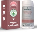 Vollagen Plant Based Complex - Plant Based Protein Alternativ til Collagen - Amazing Hir Skin Nails Supplement - Leverer en kompleks af Aminosyrer (1000 mg - 60 tabletter)