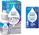 TheraTears Extra Dry Eye Therapy- terapi Smøreøjendråber til tørre øjne, 0,5 fl oz flaske, 2 greve (pakke med 1) & Flydende Gel Nighttime Smøreøjendråber til tørre øjne, Single- use Hætteglas, 30 Greve