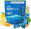 Nello Superroady Drink Mix - Ashwagandha KSM 66, Magnesium Glycinate & L- Theanine Supplement, Vitamin D3 - Ashwagandha Root Extract - Fokus- og slapningsunderstøttelse (20 Rejsepakker) - Lemon Lime