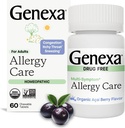 Genexa Allergi Care 124; Drug Free, Non- Drowsy Allergy & Decongestant Remedy for voksne