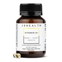 JSHealth Vitamin D3 1000iu supplement til sund muskelfunktion, ben og hjerte sundhed, og immunforsvar