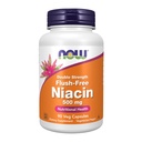 Now Foods Supplements, Niacin (Vitamin B-3) 500 mg, Flush- Free, Double Strength, Nutritional Health, 90 Veg Kapsler