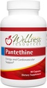 Wellness Resources Pantethine - Aktiv Vitamin B5. Vegan (300mg, 90 kapsler)