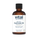 Vital Nutrients - Ultra Pure Cod Lever Oil 1025 (Pharmaceutical Grade) - 100% Pure Norwegian Cod Lever Oil - 200 ml per flaske