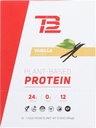 TB12 Vanilla Protein Powder, 1, 12 OZ hver, 12 Greve (pakke med 1)