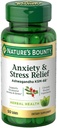 Naturens Bounty Stress Relief Ashwagandha KSM 66 tabletter, Mood Support, 50 Greve