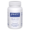 Ren indkapsling Multi T / D - Multivitamin & Mineral supplement - for daglig wellness, kardiovaskulær & immunforsvar * - Rig i vitaminer og mineraler - Gluten Free & Vegetarian - 120 kapsler