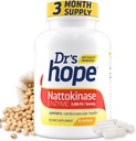 Nattokinase 2000 FU - Nattokinase Supplement understøtter hjerte-kar-sundhed og sund blodcirkulation - Non-GMO, Gluten- fri, 90 Veggie kapsler, Lavet i USA