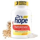 Nattokinase 2000 FU - Nattokinase Supplement understøtter hjerte-kar-sundhed og sund blodcirkulation - Non-GMO, Gluten- fri, 90 Veggie kapsler, Lavet i USA