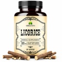 Lakrids Root 100 Kapsler - Pure Organic Glycyrrhiza Glabra - Urtetilskud til fordøjelseskomfort & Samlet wellness - Non-GMO & Additive- Free