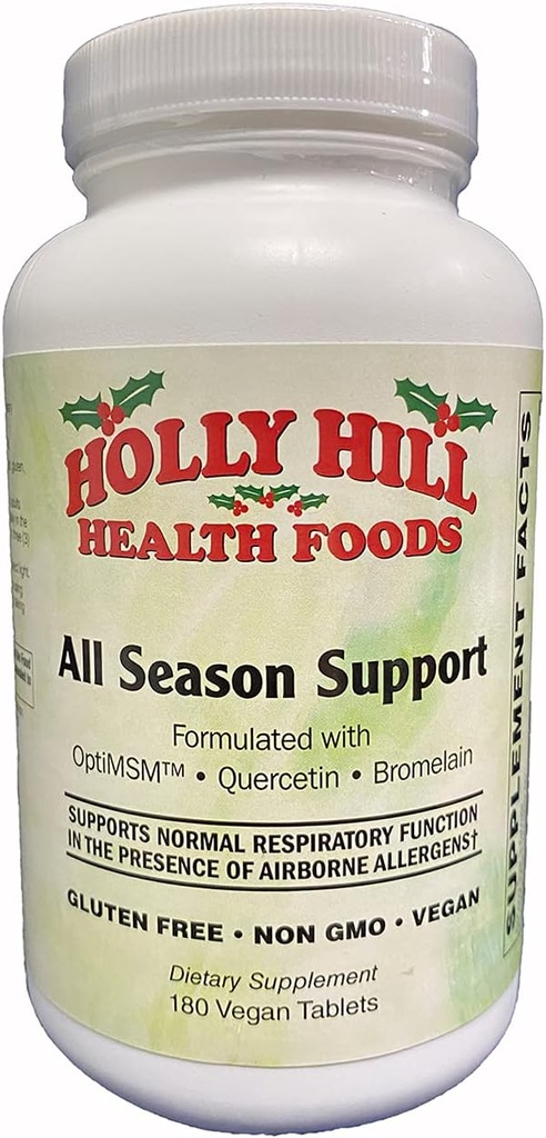 Holly Hill Health Foods All Season Support (Tidligere Aller- 7), 180 Vegan Tablets