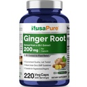NusaPure Ingefær Root Capsules 20: 1 Extract, 200 mg Ækvivalent med 4. 000mg per Veggie Caps