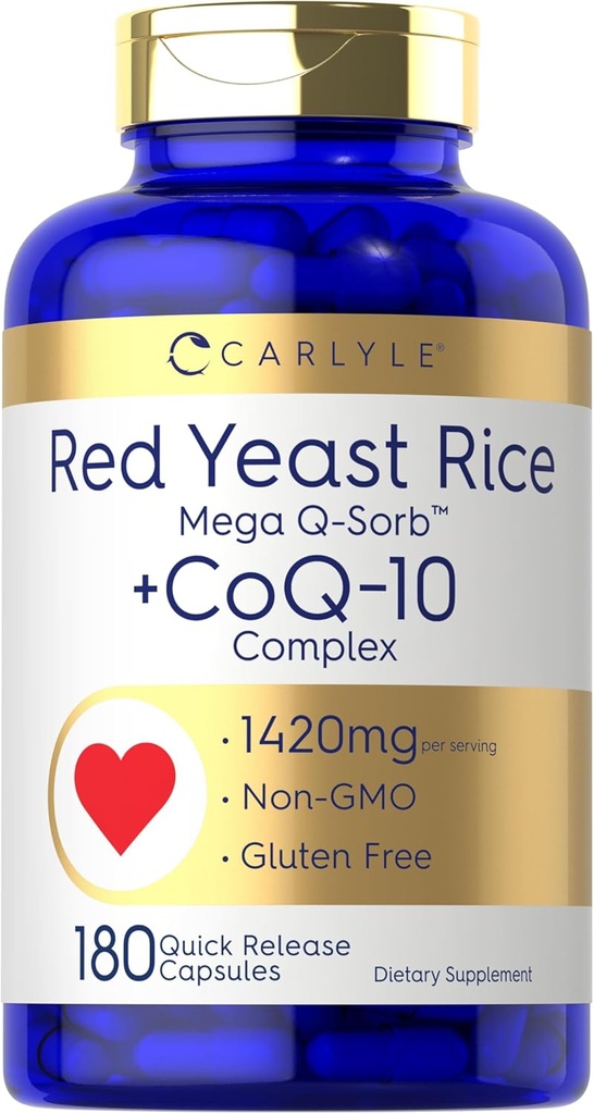 Carlyle Red Gær Rice med CoQ10 Complex