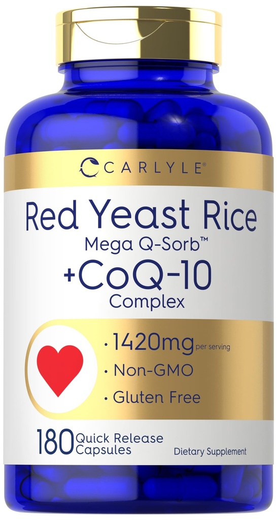 Carlyle Red Gær Rice med CoQ10 Complex