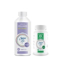 Carson Life - Flydende kollagen med C-vitamin 1 flaske, 16 Oz Bundle med D-vitamin supplement 1 flaske, 10.000 IE, 60 tabletter til stærke muskler, knogler, tænder, anti-aging, hår hud & negle