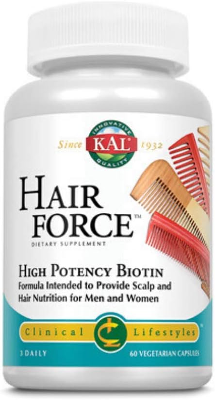 KAL Hair Force, Veg Cap (Btl-Plastic) | 60ct