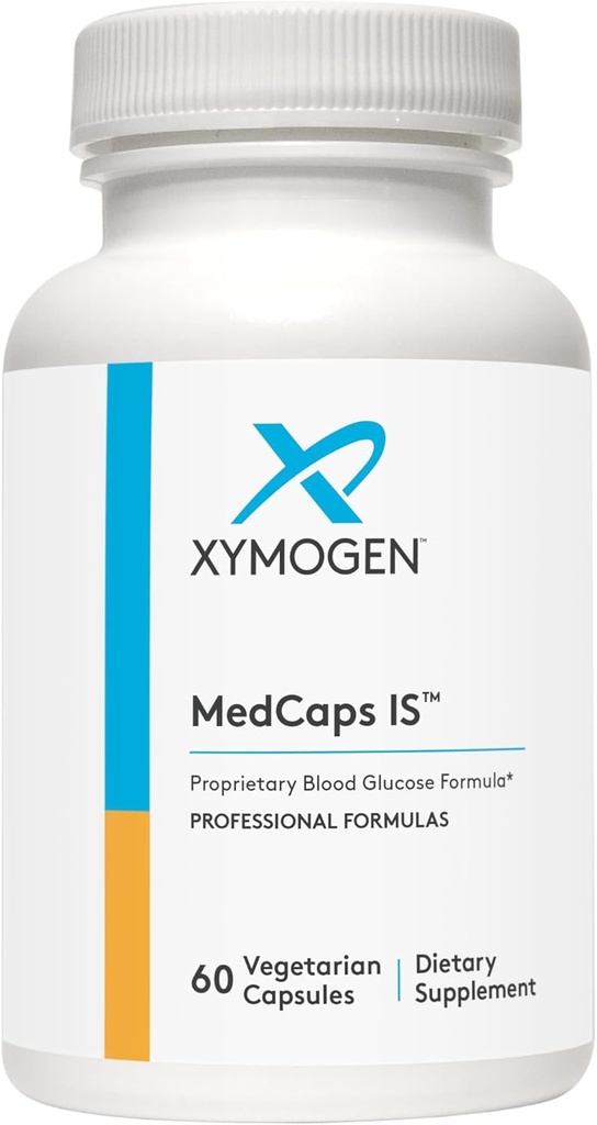 XYMOGEN MedCaps er - Herbal + Nutrient Support for Metabolic Health - Inkluderer Chrom, Biotin, Niacin, Thiamin, Vanadium, Fenugreek Extract, Bitter Gourd Extract, Gymnema 5: 1 Extract (60 kapsler)