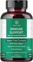 Immunsupport kapsler - Immunity Support 120 Kapsler lavet med Organic Neem, Tulsi, Amla & Gurkemeje, Forbedre Wellness og immunfunktion.
