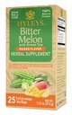 Hyleys Bitter Melon med grøn te - Mango Flavor - 25 Tea Tasker - Understøtter sund lever funktion - Urtetillæg - (6 Pack - 150 Tea Tasker i alt)