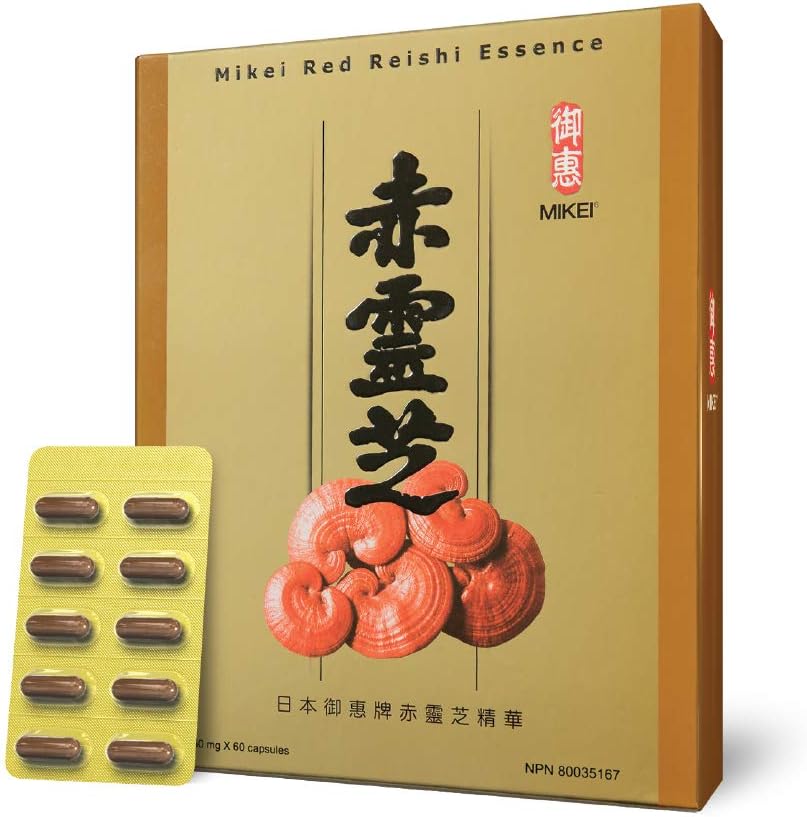 Mikei Red Reishi - 60 kapsler