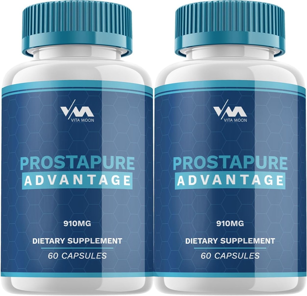 (2 Pack) ProstaPure Prostate Support Capsules – Prosta Pure Pills Supplement, Maximum Strength, New Improved Multivitamin Formulation, ProstaPure Reviews, 120 Capsules