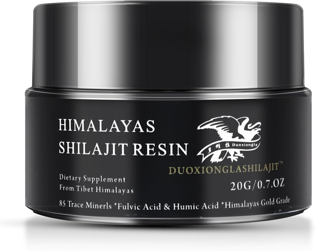 Himalayas Shilajit Resin - Pure Golden Grade ttesmå 124; 100% Natural med 85 + Trace Minerals ttesmå 124; Energi Boost & immunforsvar for mænd & kvinder; Lab Testet 124; 20g, 100 Servere