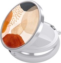 Nipichsha Pill Box, Lille Pill sag for purse & Pocket, Cute Travel Medicine Organizer, Portable Medicine Container Holder til at holde vitaminer, Medicin, Fish Oil & Supplement, Simple Abstract Art
