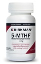 Kirkman 5-MTHF - Hypoallergen - 120 Vegetariske Kapsler - folinsyre Essentiel for godt helbred