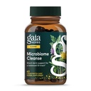 Gaia urter Microbiome Cleanse - med sort valnød, Sweet Wormwood, Oregano & pebermynte - Hjælper Balance GI Tract Mens støtte fordøjelsessygdomme - 60 Vegansk flydende Phyto- kapsler (30-dages forsyning)