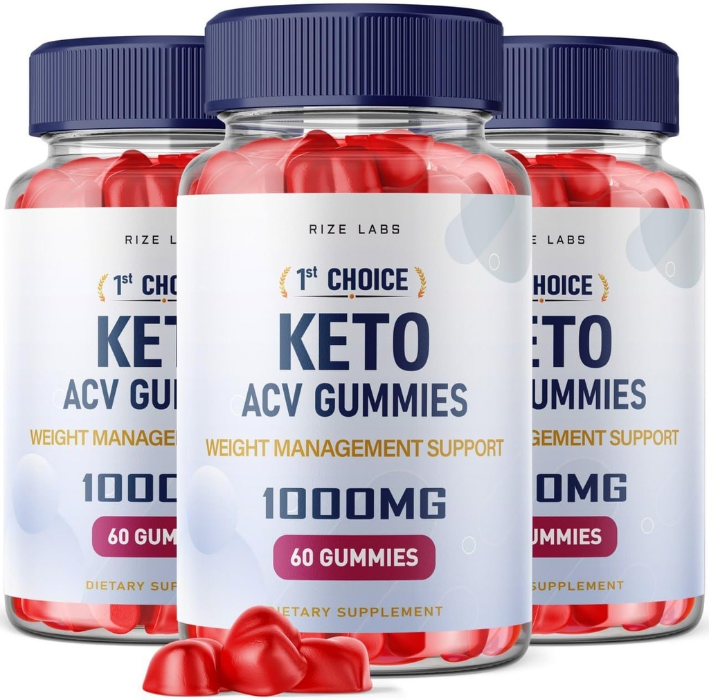 rize laboratorier - 1st Choice Keto ACV Gummies - Advanced Weight Loss Support med Apple Cider Vincipes + ACV Supplement Belly Fat Diet (180 Gummies)