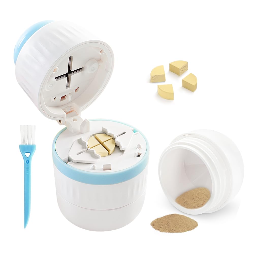 Pill Cutter - Pill Splitter med rustfrit stål klinge til skæring små piller eller store piller i halve eller kvarte, egnet til cuting vitaminer, tabletter