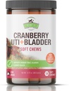Cranberry Blogen & UTI Chews for Dogs against 124; D- Mannose + C-vitamin til Urinær Tract Support 124; Hundeinkontinens & Bregen Control Supplement 124; Bacon Flavor Soft Chews} 124; 90ct Medical 124; Strawfield Kæledyr