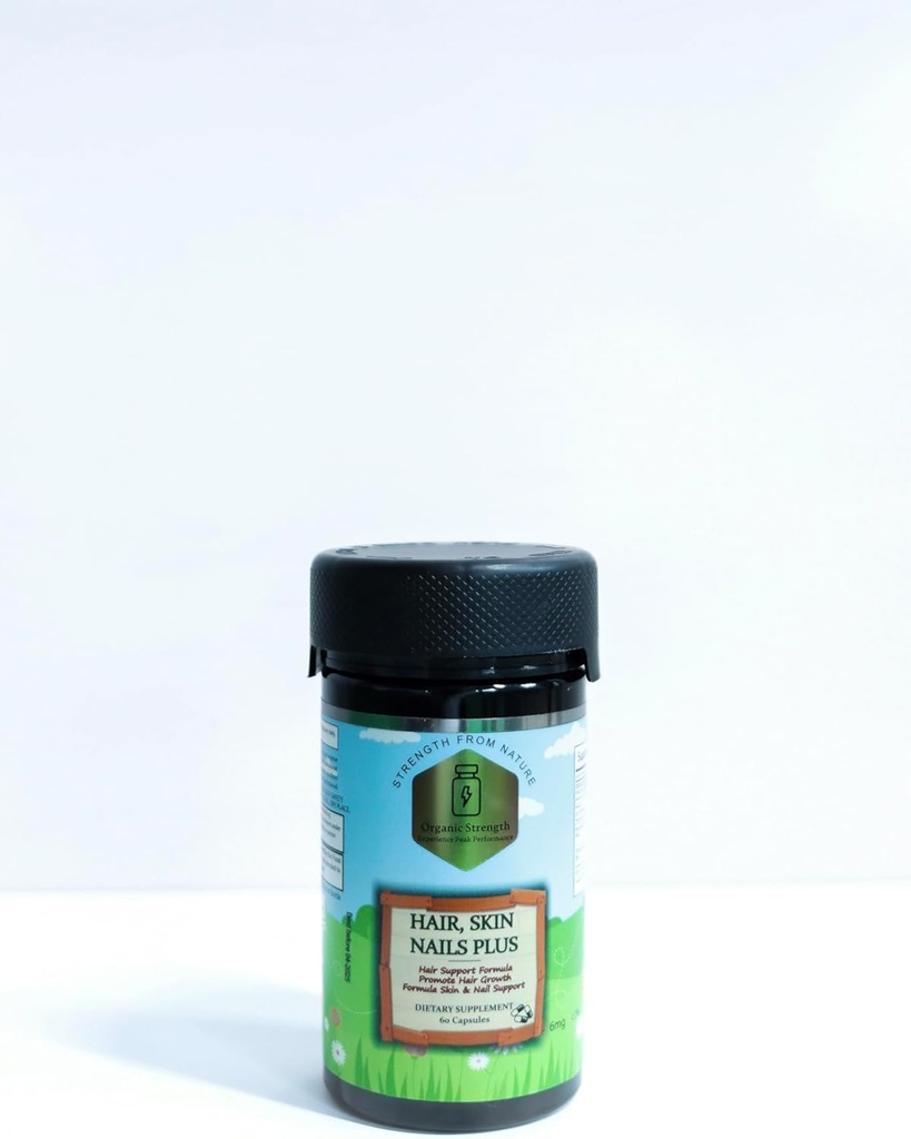 Hår, hud, negle Plus kapsler: Lås din naturlige skønhed inde! 5000mcg af biotin, vitamin B1, B6, A, C, D, E, Folate 1467 mcg, Vitamin B12 500% af daglig indtagelse (60 Greve)