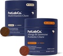 PetLab Co. - Allergi & Multivitamin Bundle: En gang dagligt skræddersyet Sæsonallergistøtte til hunde 30 Grev & Hundevitaminer og Kosttilskud til støtte samlede sundhed & immunsystem 30 Greve