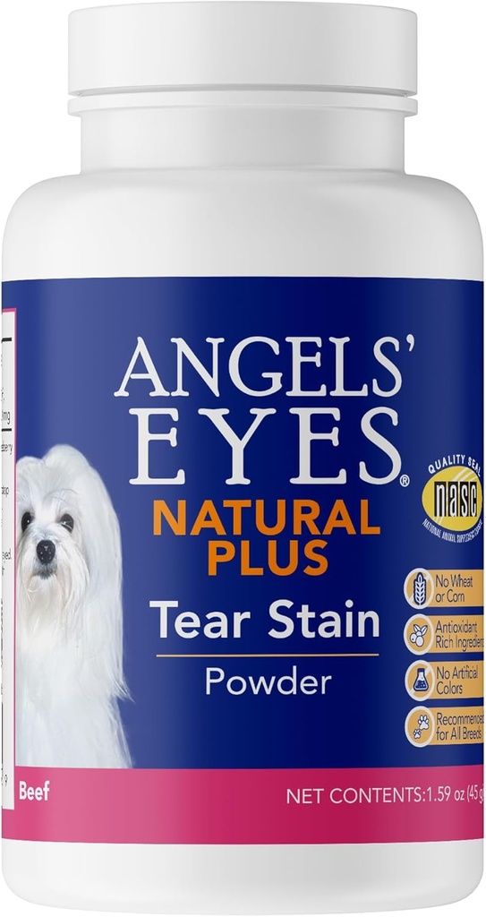 ANGELS 'Eyes Natural PLUS Tear Sitain Prevention Beef Powder for Dogs Note 124; Alle Breeds
